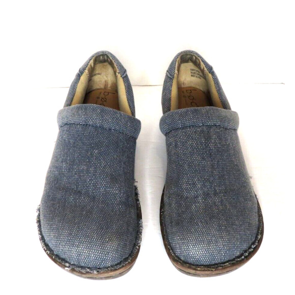 Born Concept BOC Womens Denim Clog Comfort Blue Slip On Shoes C13054 - Size 11 - Picture 4 of 10